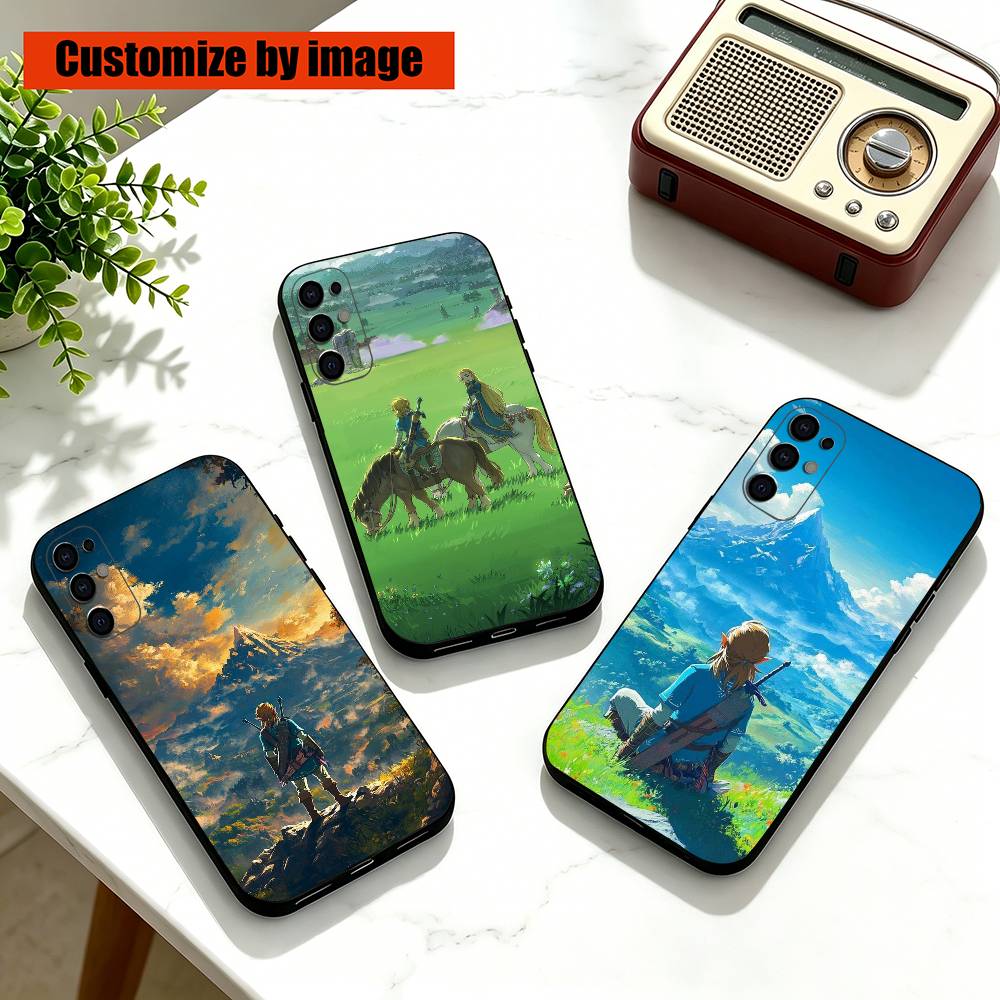 Phone Cases Zelda - เคสโทรศัพท์ลายเกม The Legend of Zelda สีดำ