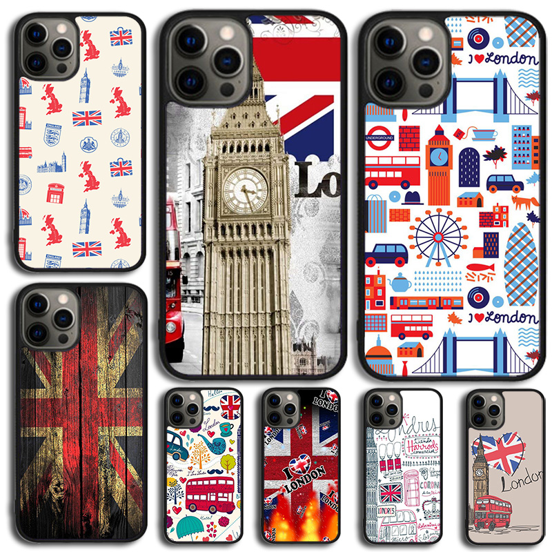 Phone Cases London - เคสโทรศัพท์ลายรถบัสลอนดอน อังกฤษ บิ๊กเบน สำหรับ iPhone 17