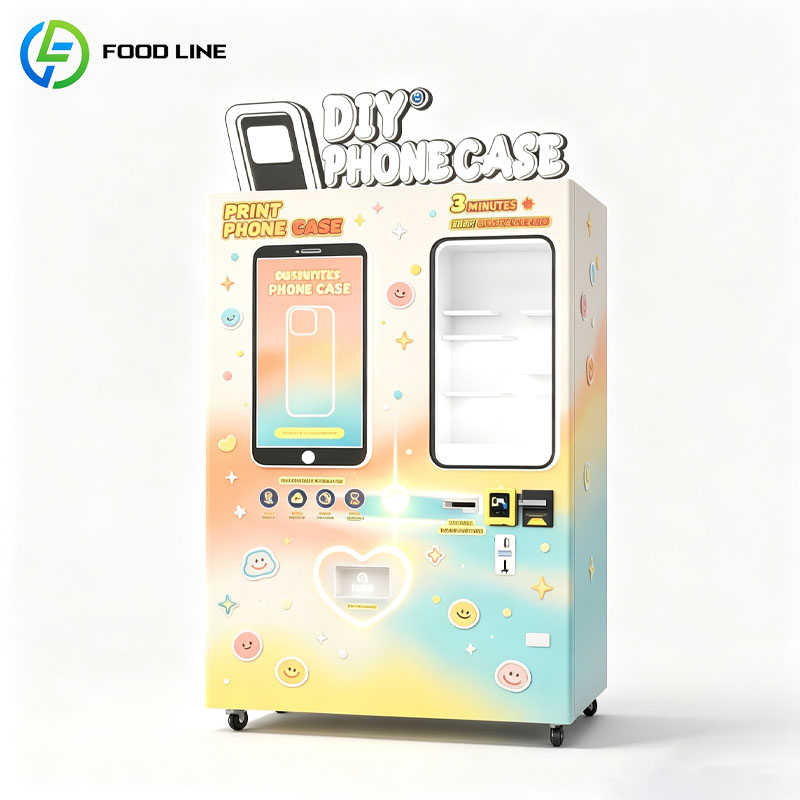 Phone Cases Vending Machine - เครื่องจำหน่ายเคสโทรศัพท์อัตโนมัติ เครื่องทำเคสโทรศัพท์แบบกำหนดเอง คีออสค์ค้าปลีกอัจฉริยะ ธุรกิจที่ปรับแต่งได้