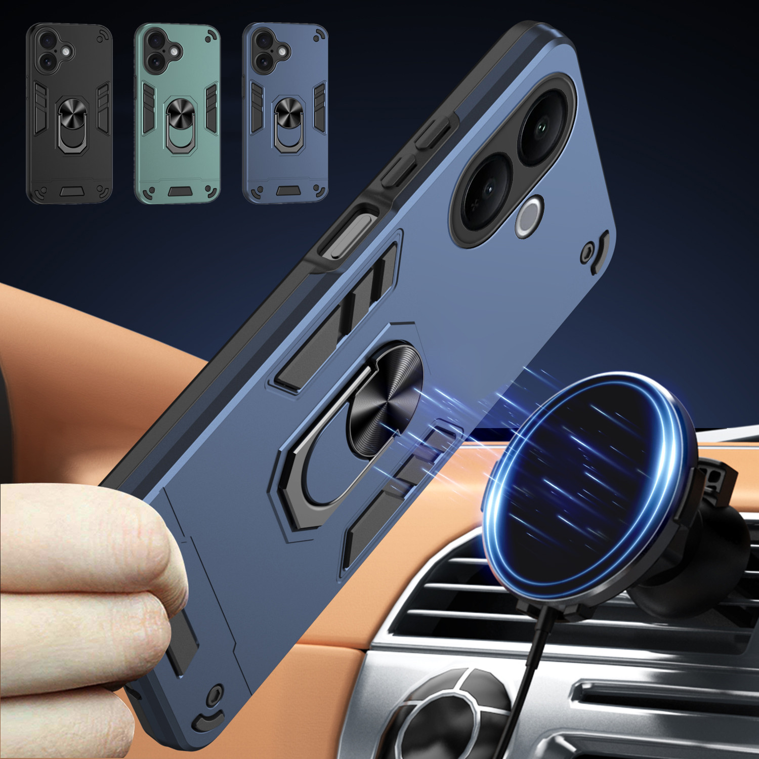 Military Grade Case - เคสเกรดทหารสำหรับ Vivo V60 Lite 4G V50