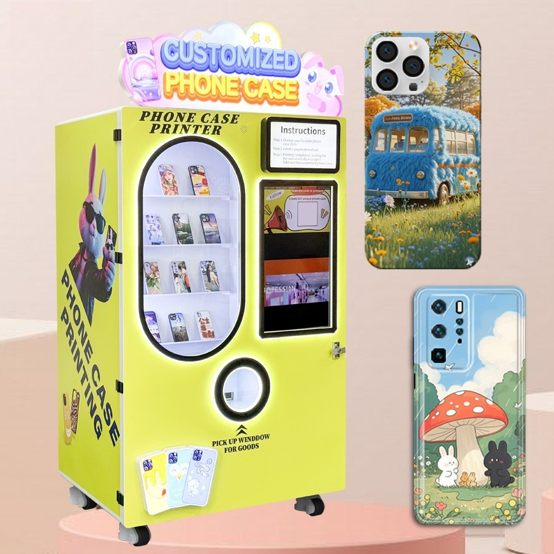 Phone Cases Vending Machine - เครื่องพิมพ์เคสมือถือแบบ DIY รุ่นขายดีจากโรงงาน นวัตกรรมใหม่ ราคาประหยัด ปรับแต่งได้ตามต้องการ