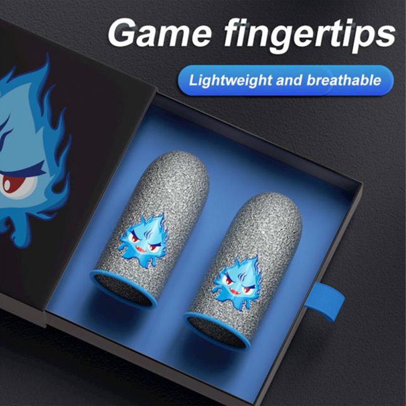 Phone Cases Android - ปลอกนิ้วสําหรับเล่นเกมประสิทธิภาพที่ดีที่สุดสําหรับเกมมือถือ PUBG, เคสฝาครอบนิ้วเกมระบายอากาศพร้อมส่องสว่างสําหรับหน้าจอสัมผัส