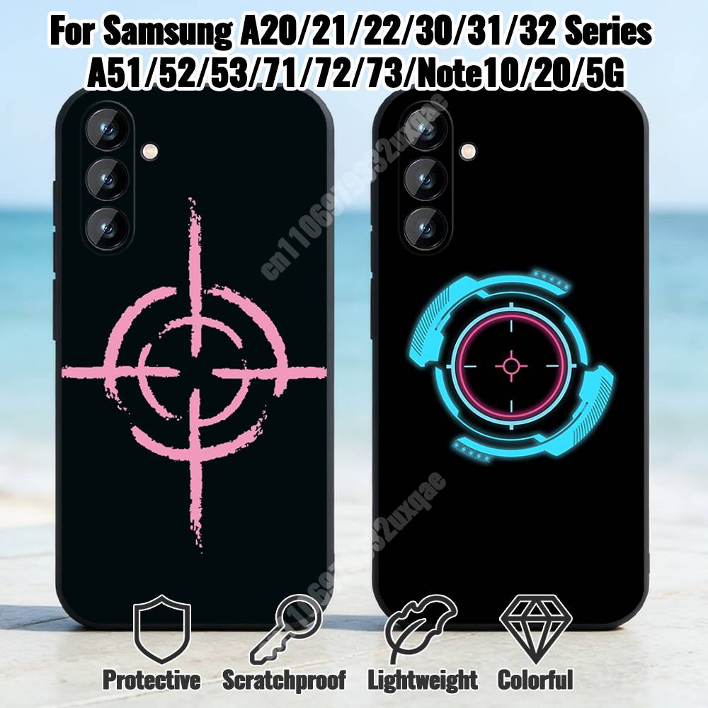 Phone Cases Target - เคสโทรศัพท์ลายเป้าหมายแบบครอสแฮร์สำหรับ Samsung Galaxy A73 72 71