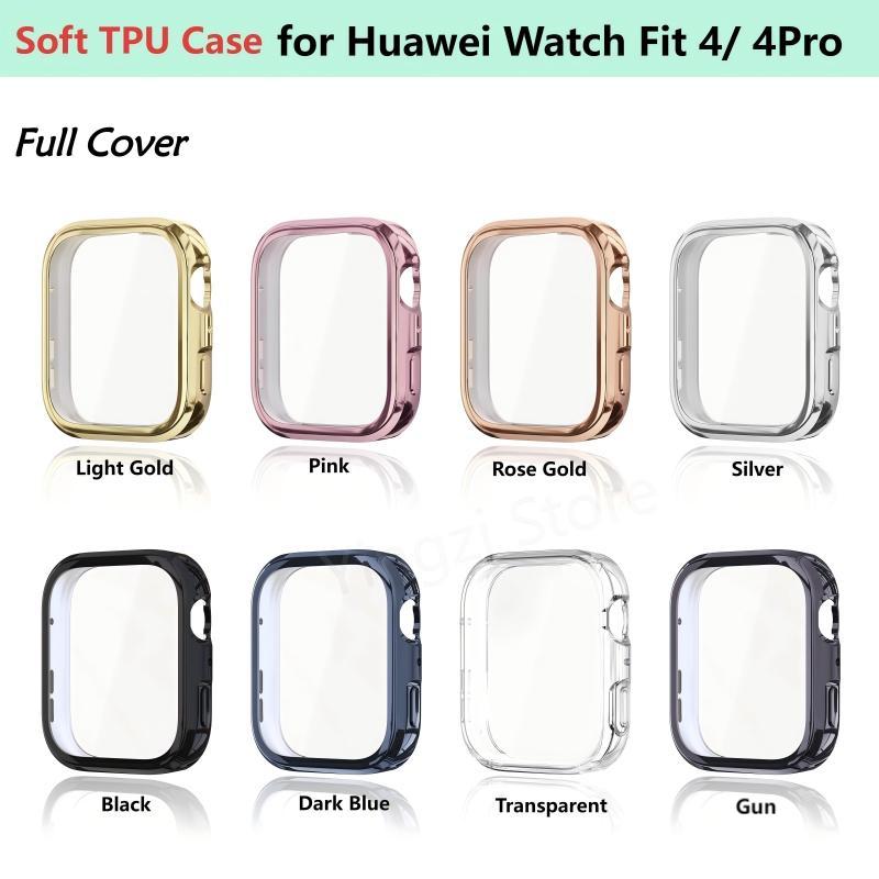 Phone Cases Android - เคส TPU แบบนิ่มสำหรับนาฬิกาหัวเว่ยฟิต 5 5 โปร