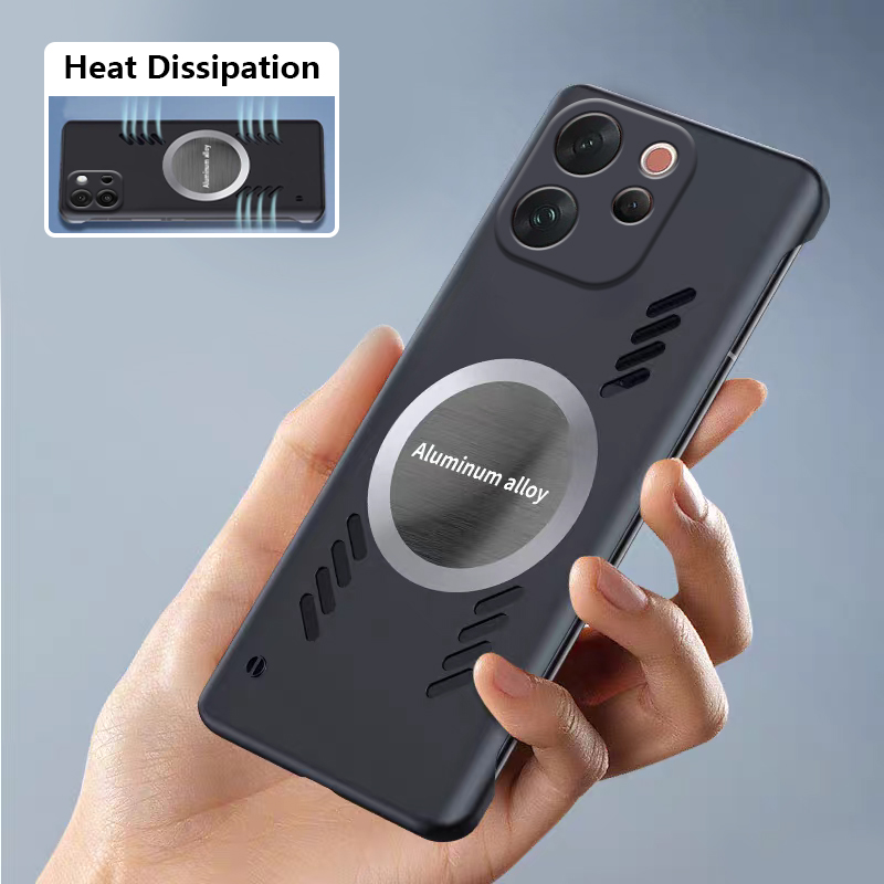 Heat Dissipation Case - เคส Biruiqu สำหรับ VIVO V70 แบบไร้ขอบ
