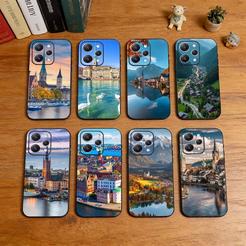 Zurich Phone Cases - เคสโทรศัพท์ซิลิโคนนิ่มลาย Zurich Inspired สำหรับ iPhone 17