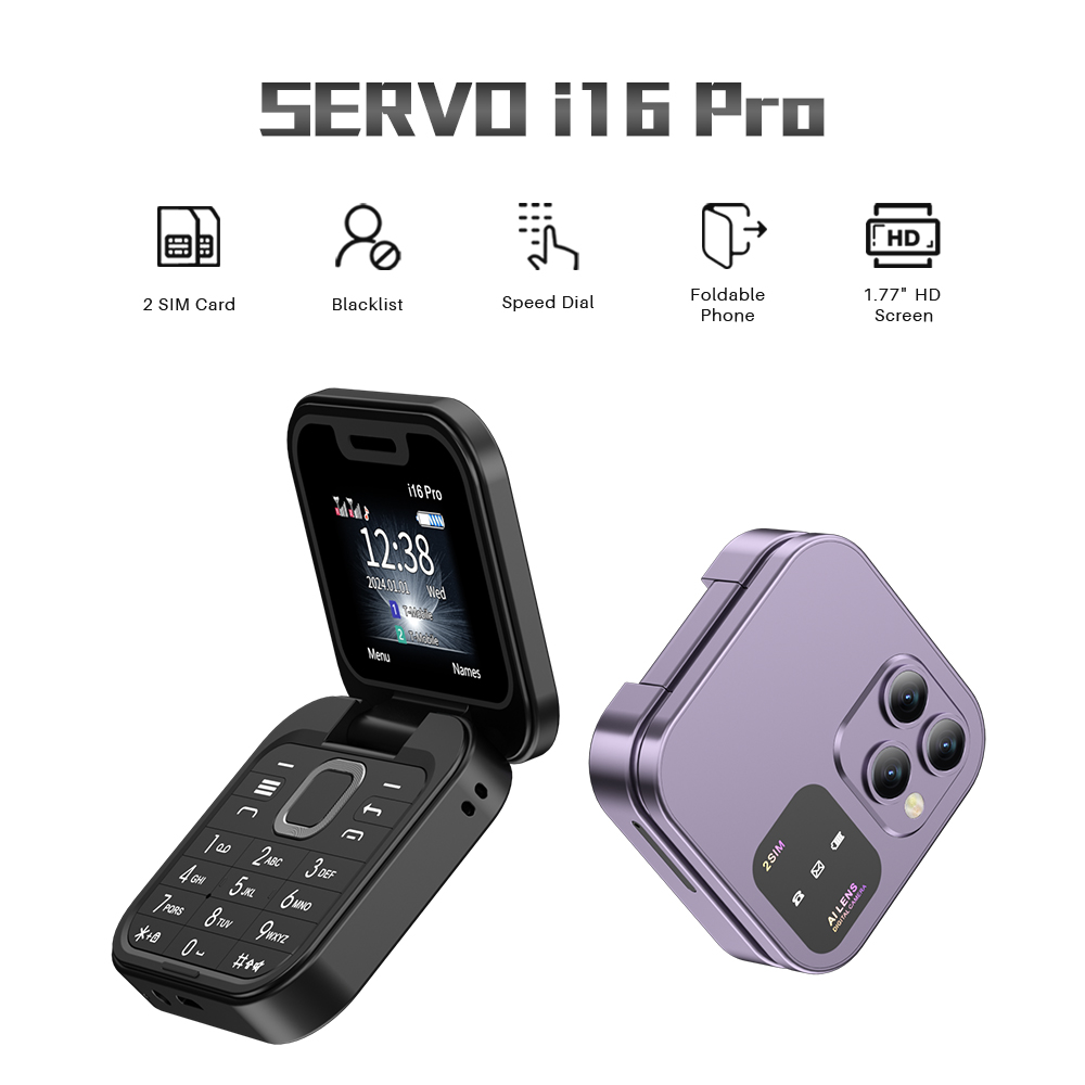 Phone Cases Verizon - โทรศัพท์มือถือ SERVO 2025 รุ่นใหม่ แบบพับได้ ขนาดเล็ก