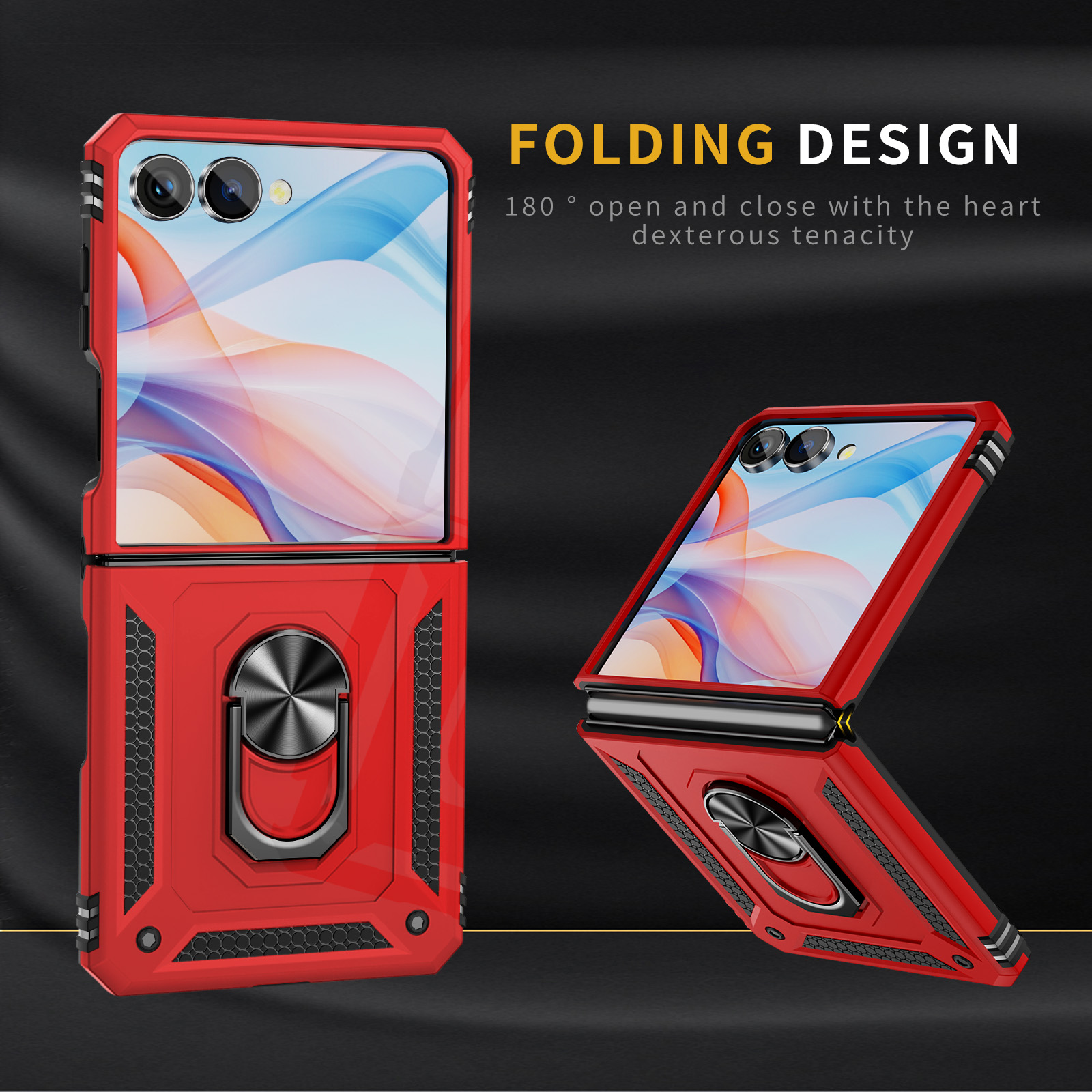 Military Grade Case - เคสโทรศัพท์กันกระแทกเกรดทหารสำหรับ Samsung Galaxy Z Flip 7
