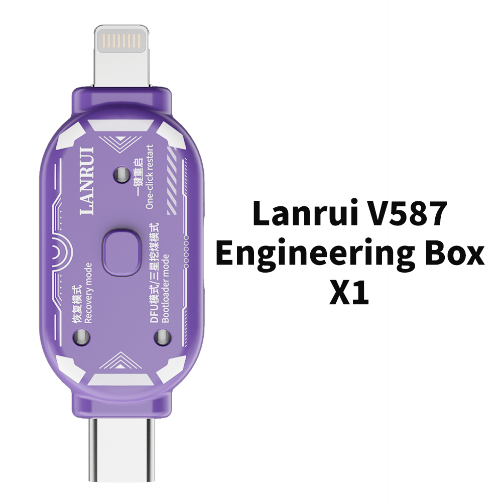 Phone Cases Rubber - สายเคเบิลกู้คืน Lanrui V587 DFU สำหรับการเข้าสู่ระบบอัตโนมัติสำหรับ iPhone,