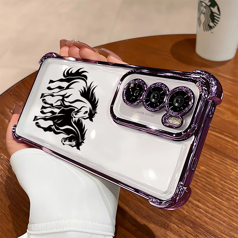 Phone Cases Horse - เคสโทรศัพท์ซิลิโคนกันกระแทก Reno 15 F สำหรับ OPPO