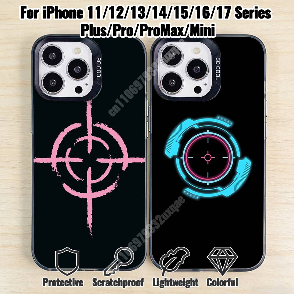 Phone Cases Target - เคสโทรศัพท์ลายเป้าหมายแบบสไนเปอร์สำหรับ iPhone 17 16 15 Max