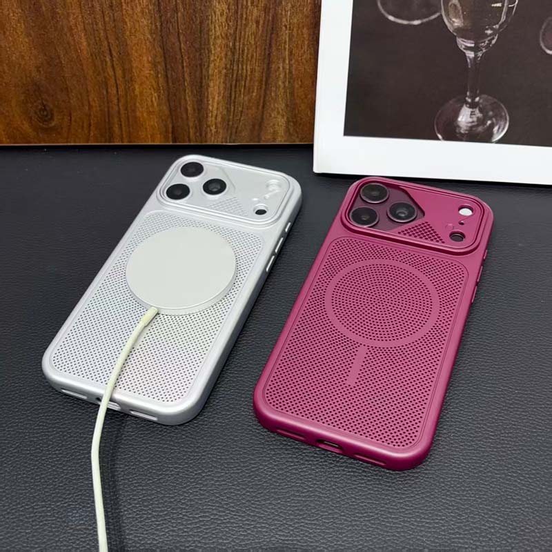 Heat Dissipation Case - เคสโทรศัพท์แม่เหล็กป้องกันการสั่นสะเทือนและระบายความร้อน เหมาะสำหรับ iPhone 18 Pro Max