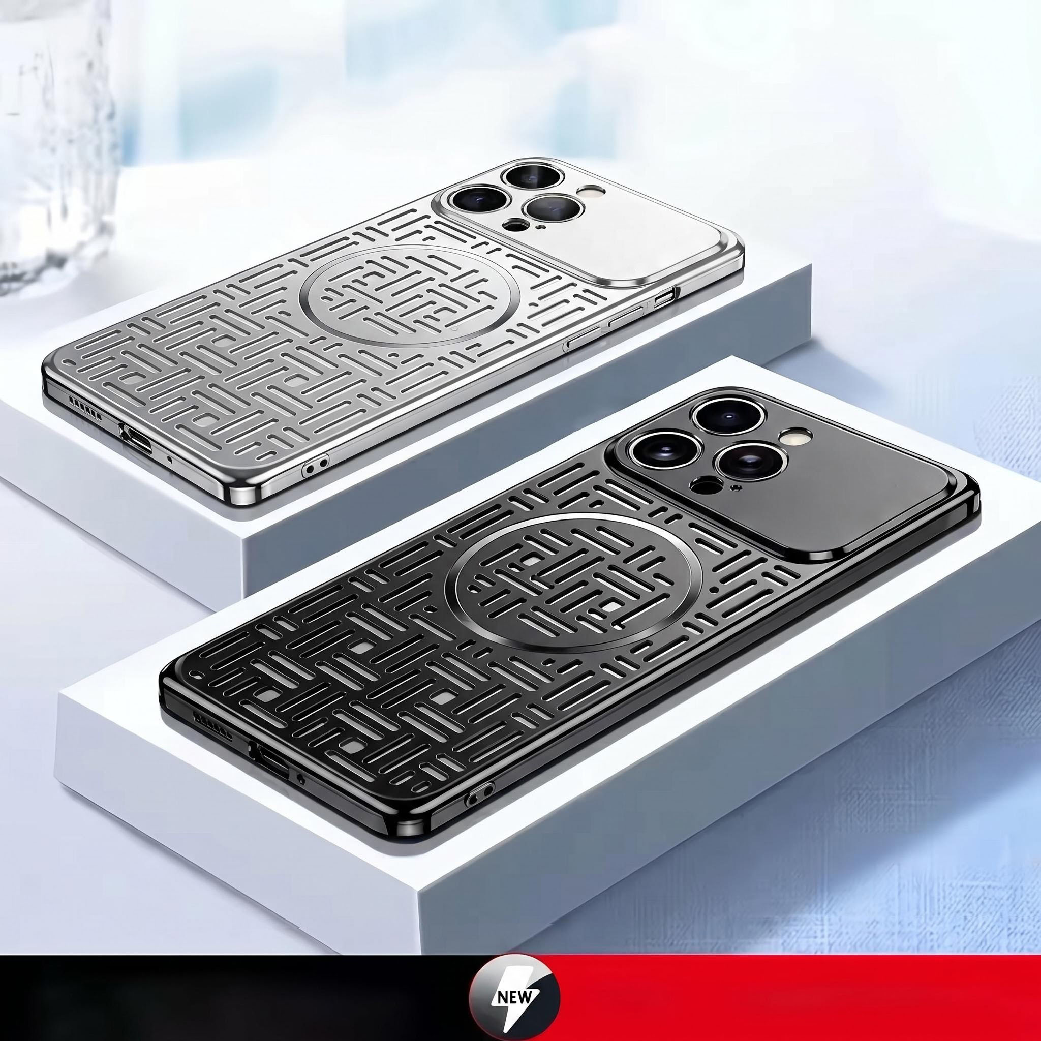 Heat Dissipation Case - เคสโทรศัพท์สำหรับ iPhone 17 Pro Max วัสดุอะลูมิเนียม