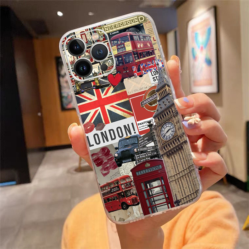 Phone Cases London - เคสโทรศัพท์ลายลอนดอน สำหรับ iPhone 17 Pro Max,