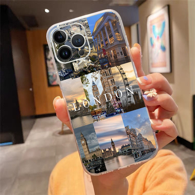 Phone Cases London - เคสโทรศัพท์ลายลอนดอน สำหรับ iPhone 17 Pro Max,
