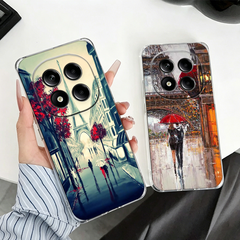 Phone Cases London - เคสโทรศัพท์ลายวิวถนนลอนดอนโบราณสำหรับ Redmi Note 12 13 14