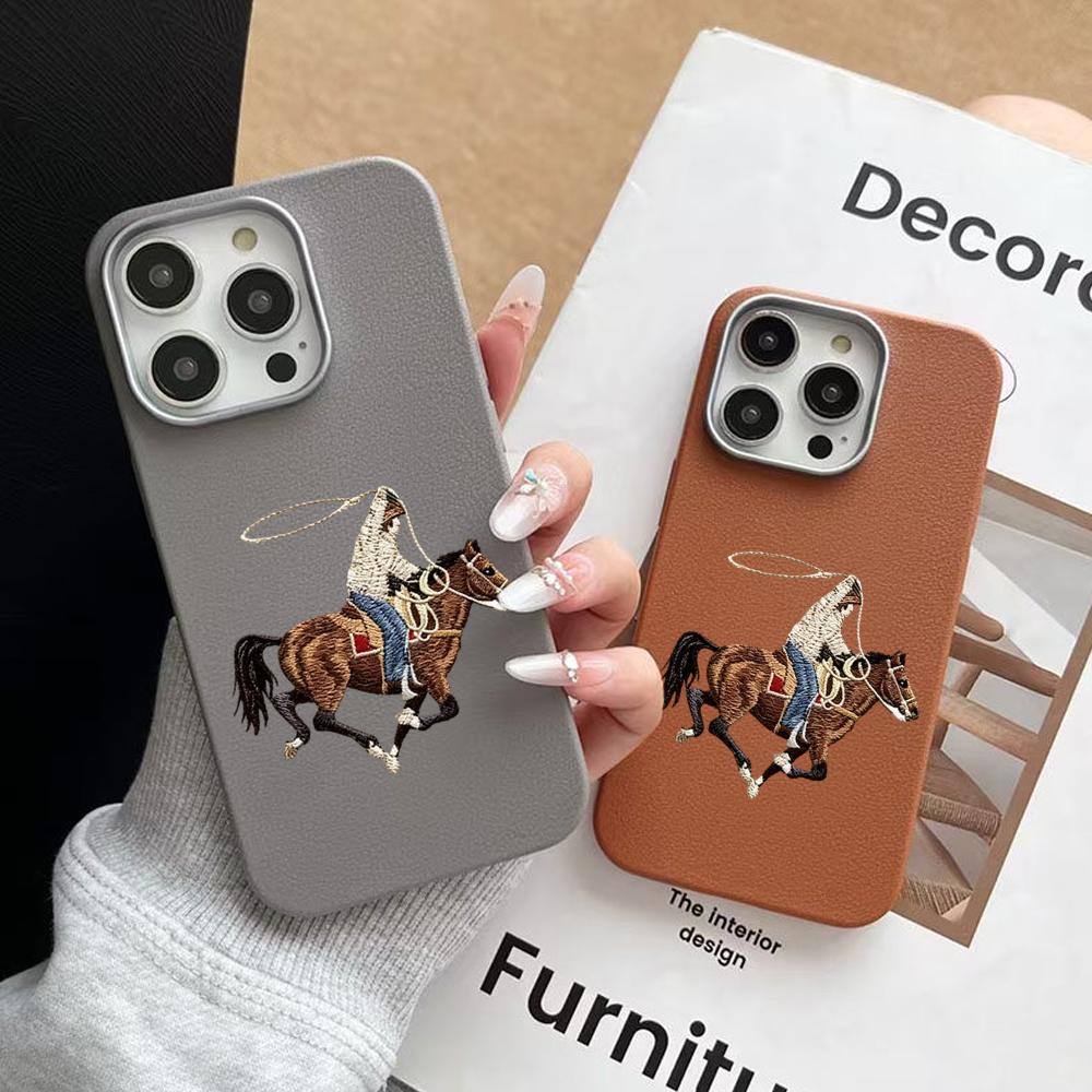 Phone Cases Horse - เคสโทรศัพท์ลายวัวคาวบอยย้อนยุค สำหรับ iPhone 17 Pro Max