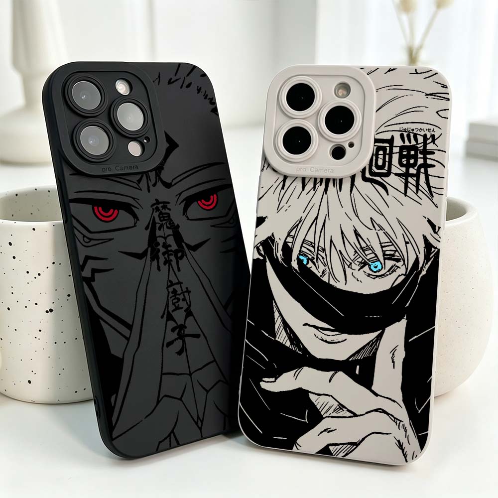 Phone Cases For Iphone 11 - เคสซิลิโคนลายอนิเมะ Jujutsu Kaisen สุดเท่ สำหรับ iPhone