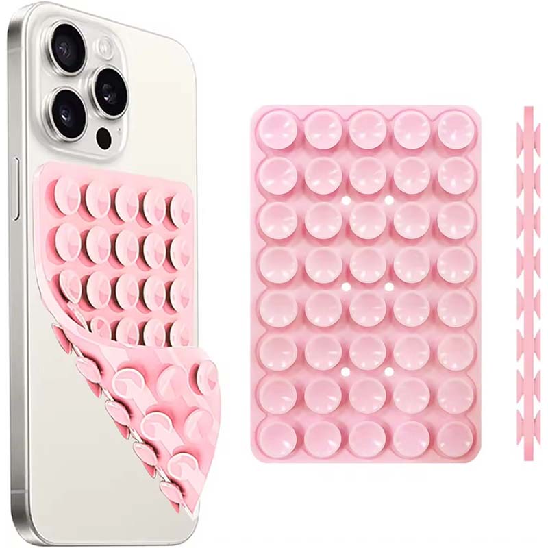 Phone Cases Rubber - ขาตั้งโทรศัพท์แบบซิลิโคนพร้อมถ้วยดูดสุญญากาศ ยึดติดแน่นด้วยกาวสองหน้า ไม่ต้องใช้มือจับ แผ่นยึดสำหรับวิดีโอ ซิลิโคนยางดูดสุญญากาศ เคสซิลิโคน