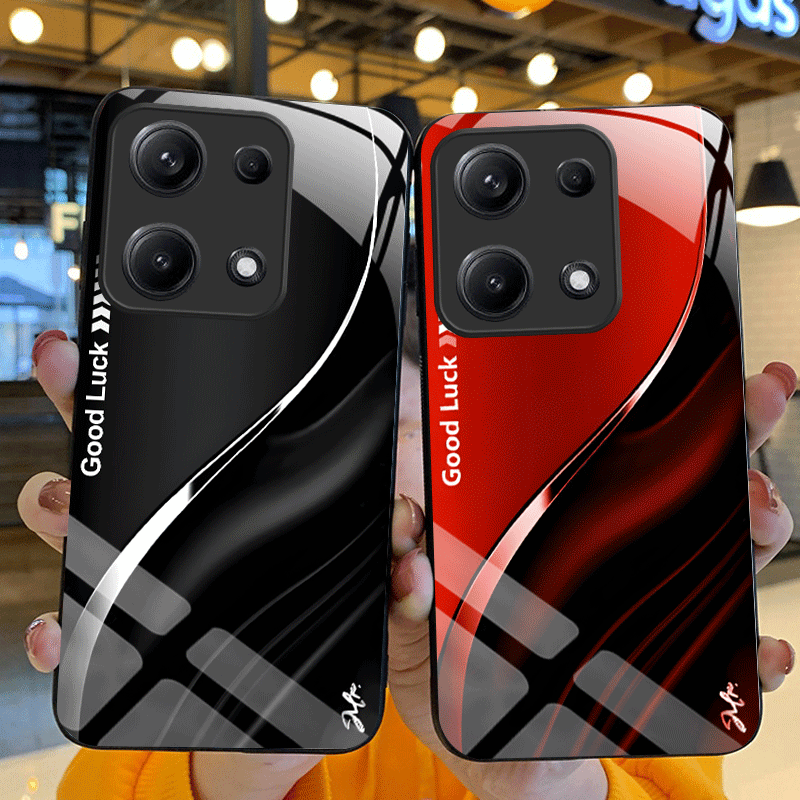 Gradient Color Case - เคสกระจกนิรภัยแบบแข็งสำหรับออปโป้ A6 โปร 5G 4G ฝาครอบป้องกันสีไล่ระดับสีด้านหลังฟันดาส