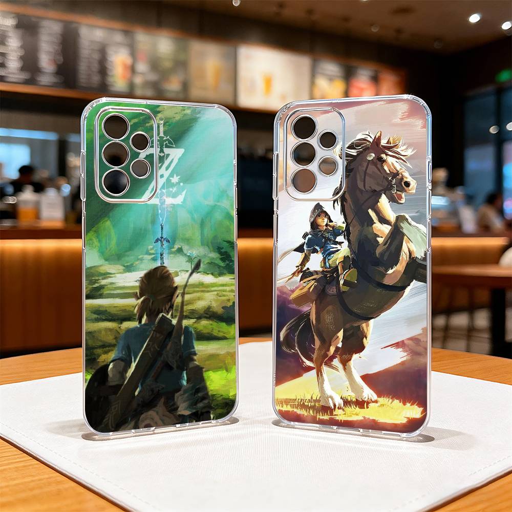 Phone Cases Zelda - เกมตำนานแห่ง Z-Zelda เคสโทรศัพท์ซิลิโคนใสแบบนุ่มสำหรับซัมซุง S25,S24,S21,S22,S23,S30,Ultra,S20,Plus,Fe