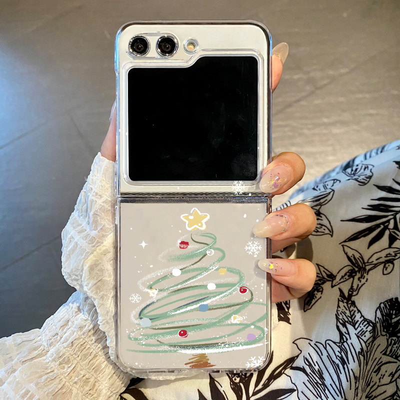 Phone Cases Z Fold 6 - เคสโทรศัพท์ลายต้นคริสต์มาส สำหรับ Samsung Galaxy Z Flip7