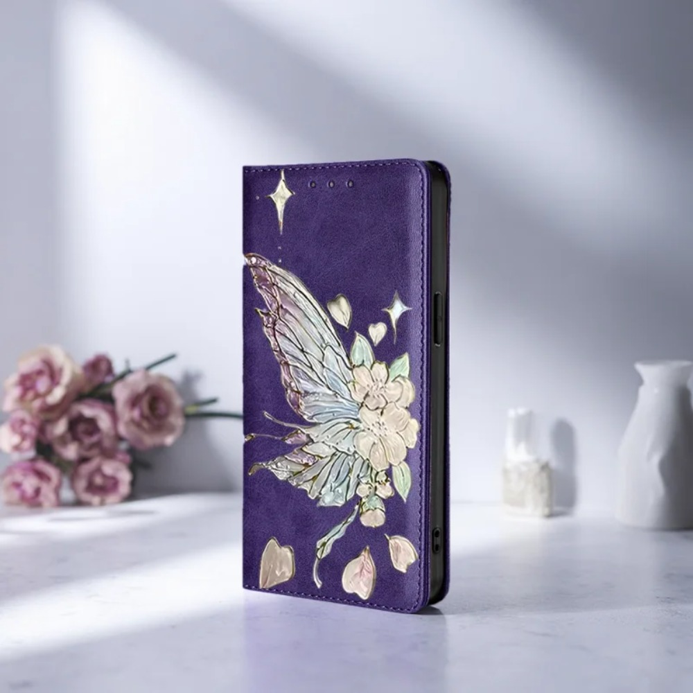 Phone Cases Samsung Galaxy - เคสหนังพับแม่เหล็กแบบมีสีสัน สำหรับ Samsung Galaxy S26 Ultra