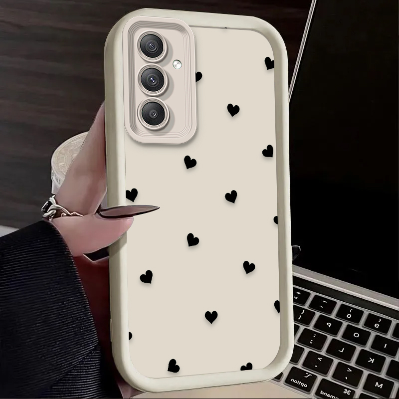 เคสลายโบว์รูปหัวใจสีดำสำหรับ S - Phone Cases Samsung Galaxy บทวิจารณ์และราคา