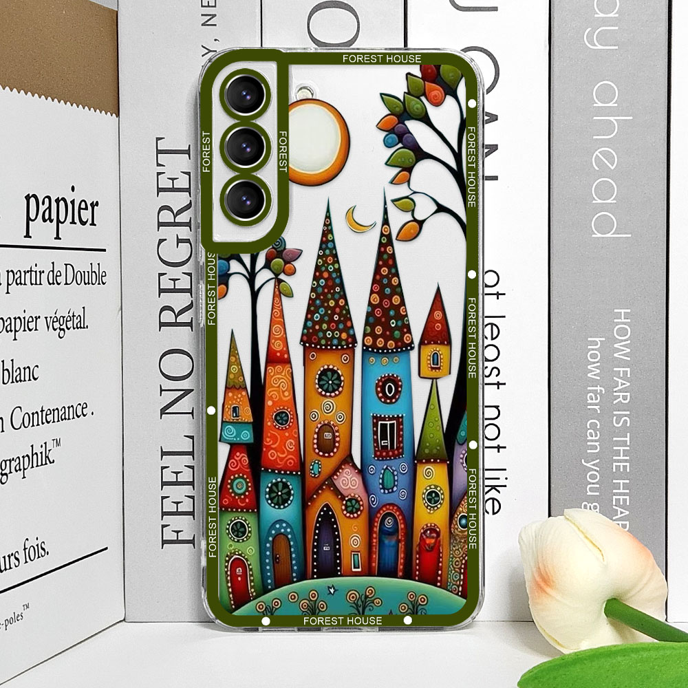 Hand Painted Forest House Clea - Phone Cases Burga บทวิจารณ์และราคา