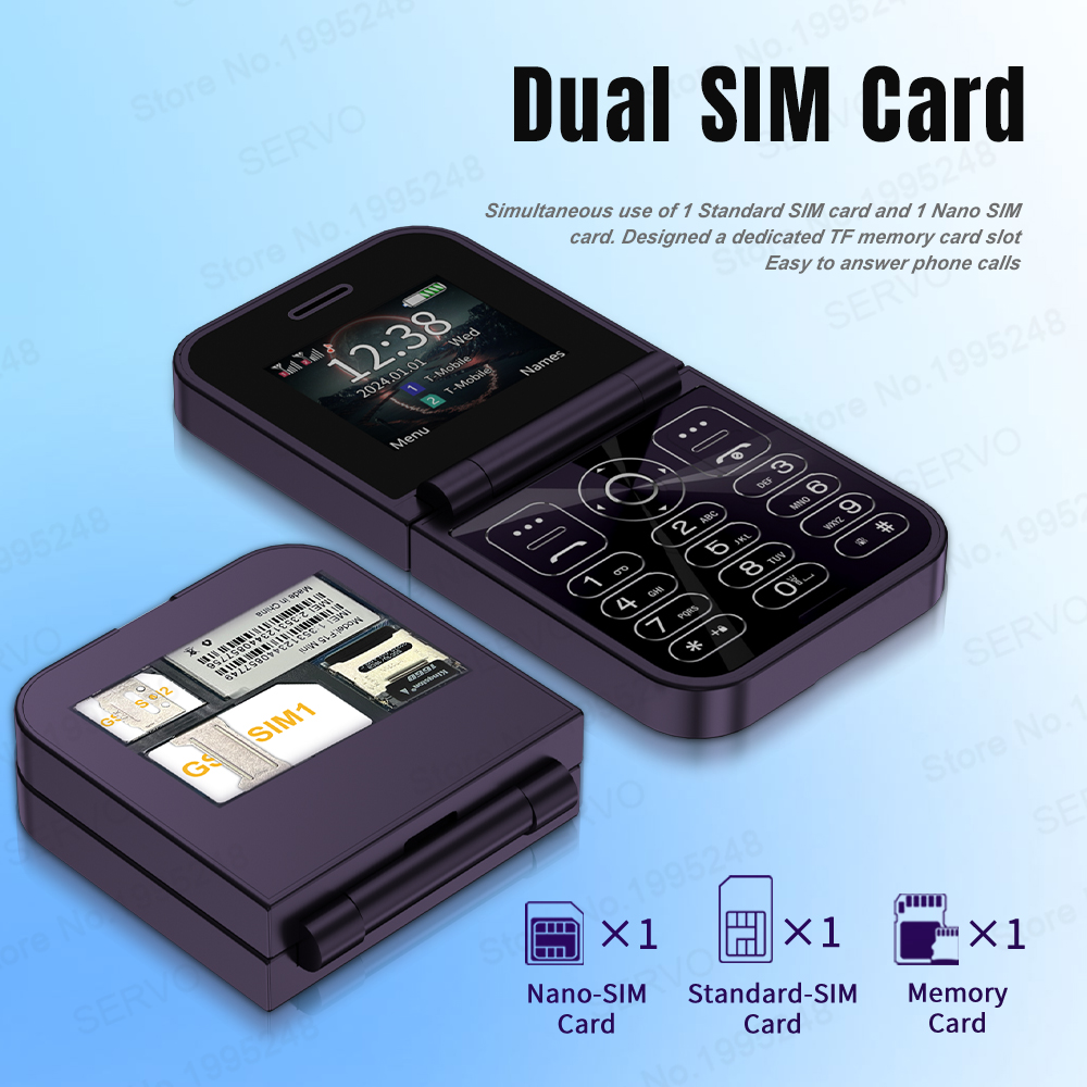 SERVO F15 Mini GSM Flip โทรศัพ - Phone Cases Verizon บทวิจารณ์และราคา