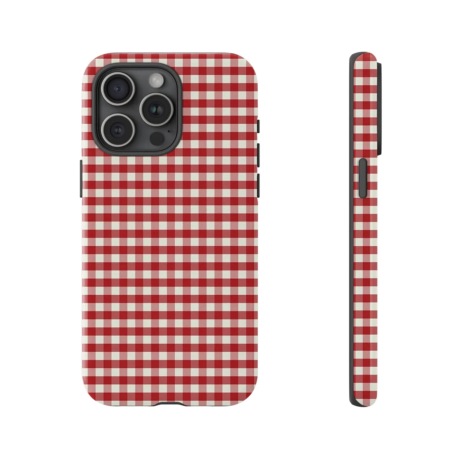 เคสโทรศัพท์แบบแข็งลายตารางสีแด - Phone Cases Burga บทวิจารณ์และราคา