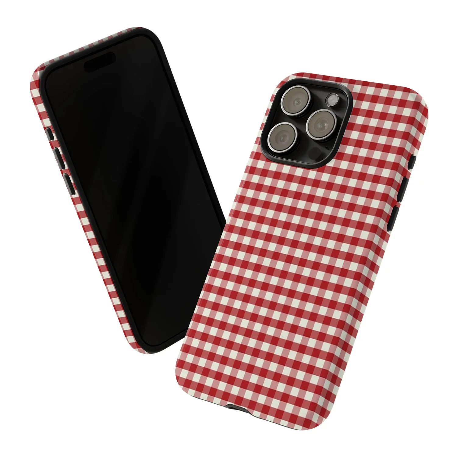 เคสโทรศัพท์แบบแข็งลายตารางสีแด - Phone Cases Burga บทวิจารณ์และราคา