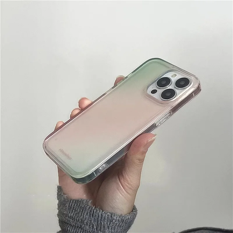 เคสโทรศัพท์ IMD สีเขียวไล่เฉดแ - Gradient Color Case บทวิจารณ์และราคา