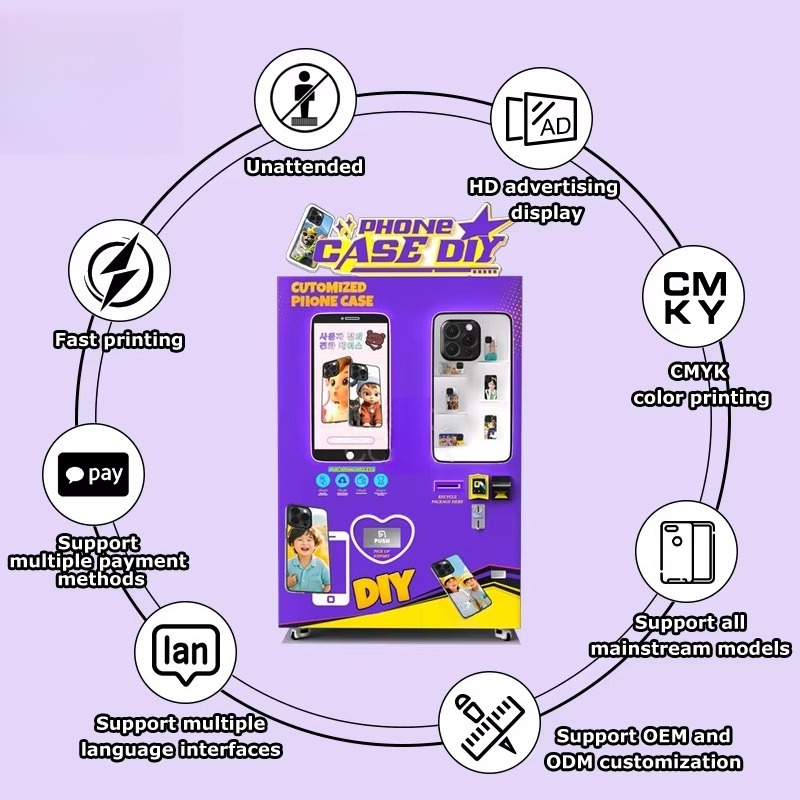 ตู้จำหน่ายเคสโทรศัพท์แบบกำหนดเ - Phone Cases Vending Machine บทวิจารณ์และราคา