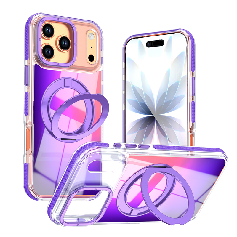 หรูหรา 360 °   เคสกันกระแทกแบบ - Gradient Color Case บทวิจารณ์และราคา