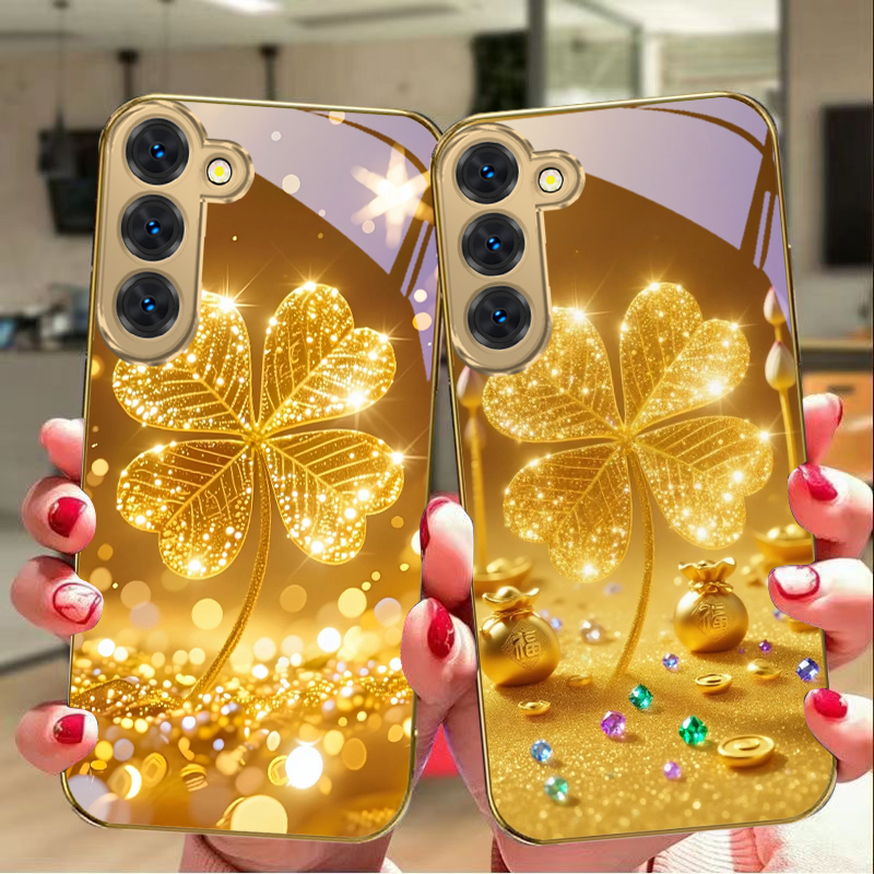 เคสโทรศัพท์มือถือลายโคลเวอร์สี - Phone Cases Samsung Galaxy บทวิจารณ์และราคา