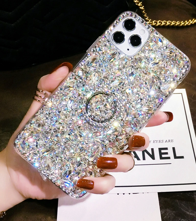 แฟชั่นหรูหราRhinestoneสีGlitte - Phone Cases Burga บทวิจารณ์และราคา