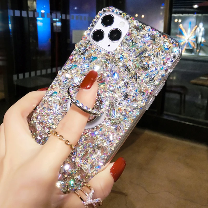 แฟชั่นหรูหราRhinestoneสีGlitte - Phone Cases Burga บทวิจารณ์และราคา