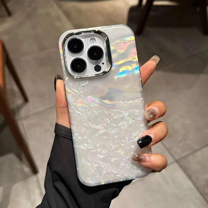เคส Aurora Glitter Shell สำหรั - Gradient Color Case บทวิจารณ์และราคา