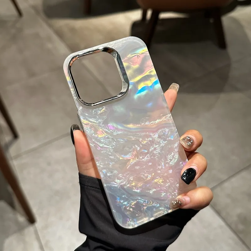 เคส Aurora Glitter Shell สำหรั - Gradient Color Case บทวิจารณ์และราคา
