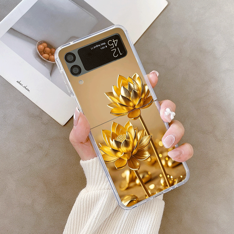 เคสโทรศัพท์ลายดอกบัวสีทองสุดสร - Phone Cases Z Fold 6 บทวิจารณ์และราคา