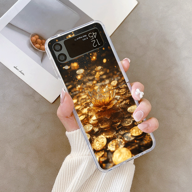 เคสโทรศัพท์ลายดอกบัวสีทองสุดสร - Phone Cases Z Fold 6 บทวิจารณ์และราคา