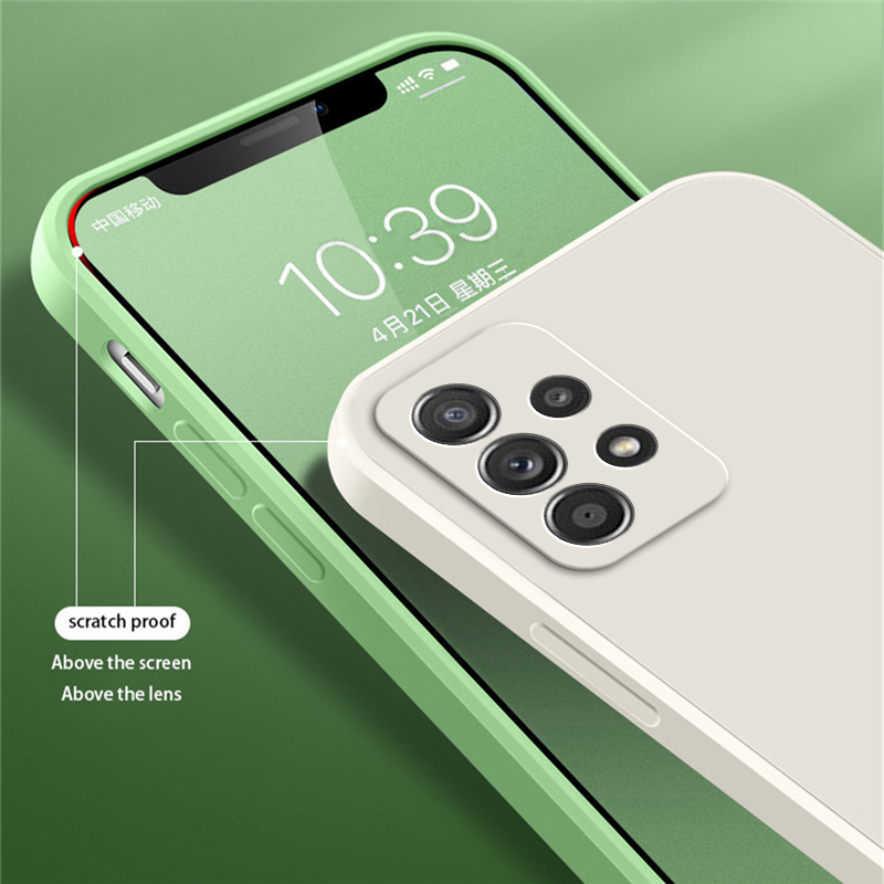 Original Squareซิลิโคนเหลวสําห - Phone Cases Burga บทวิจารณ์และราคา