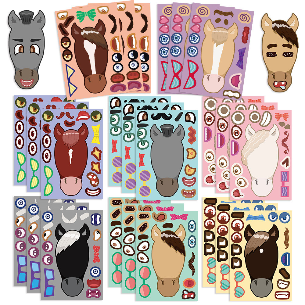 สติกเกอร์ลายการ์ตูนม้า 8 ชิ้น  - Phone Cases Horse บทวิจารณ์และราคา