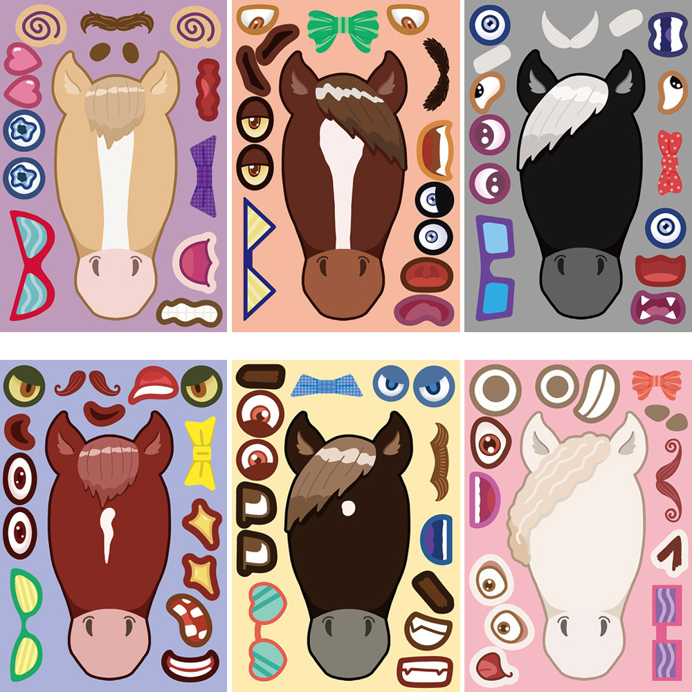 สติกเกอร์ลายการ์ตูนม้า 8 ชิ้น  - Phone Cases Horse บทวิจารณ์และราคา