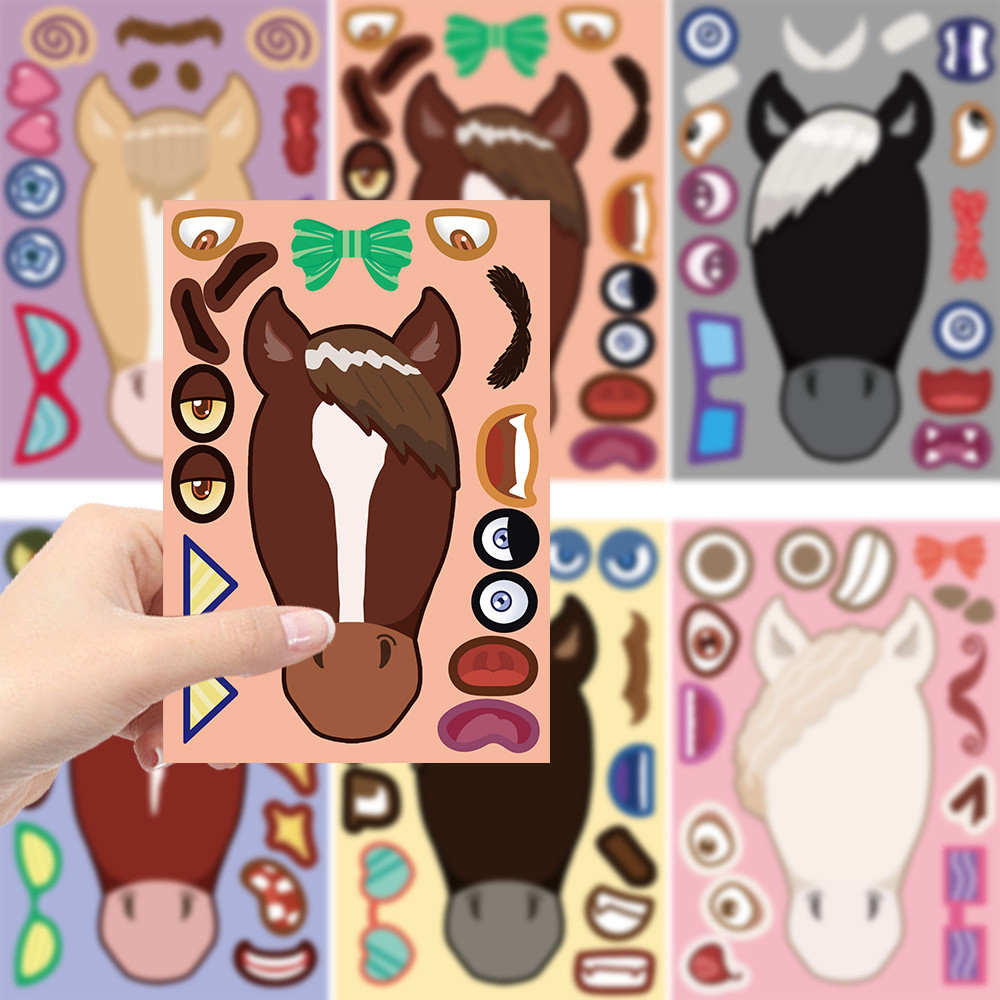 สติกเกอร์ลายการ์ตูนม้า 8 ชิ้น  - Phone Cases Horse บทวิจารณ์และราคา
