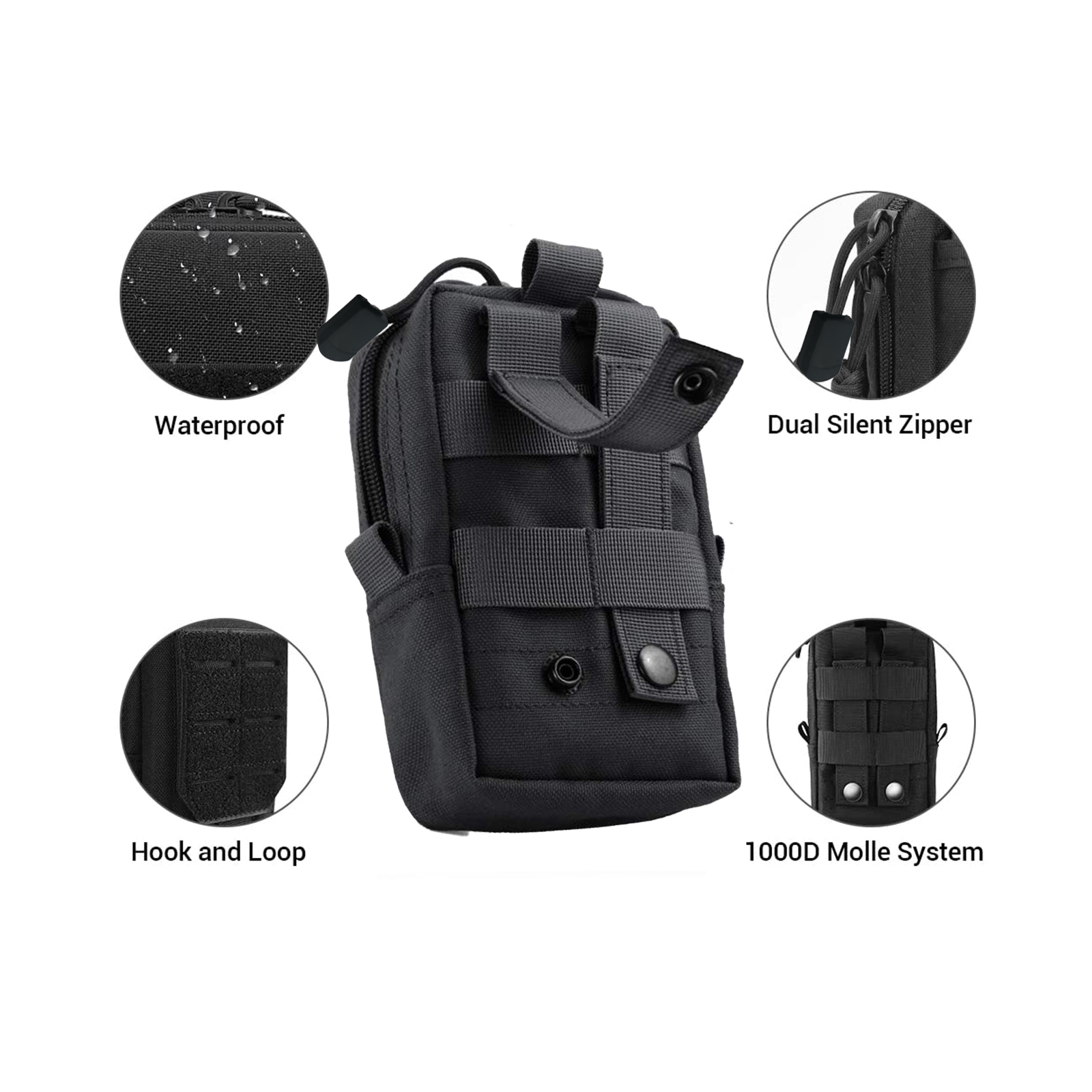 ยุทธวิธีMolleกระเป๋าเอวกระเป๋า - Military Grade Case บทวิจารณ์และราคา