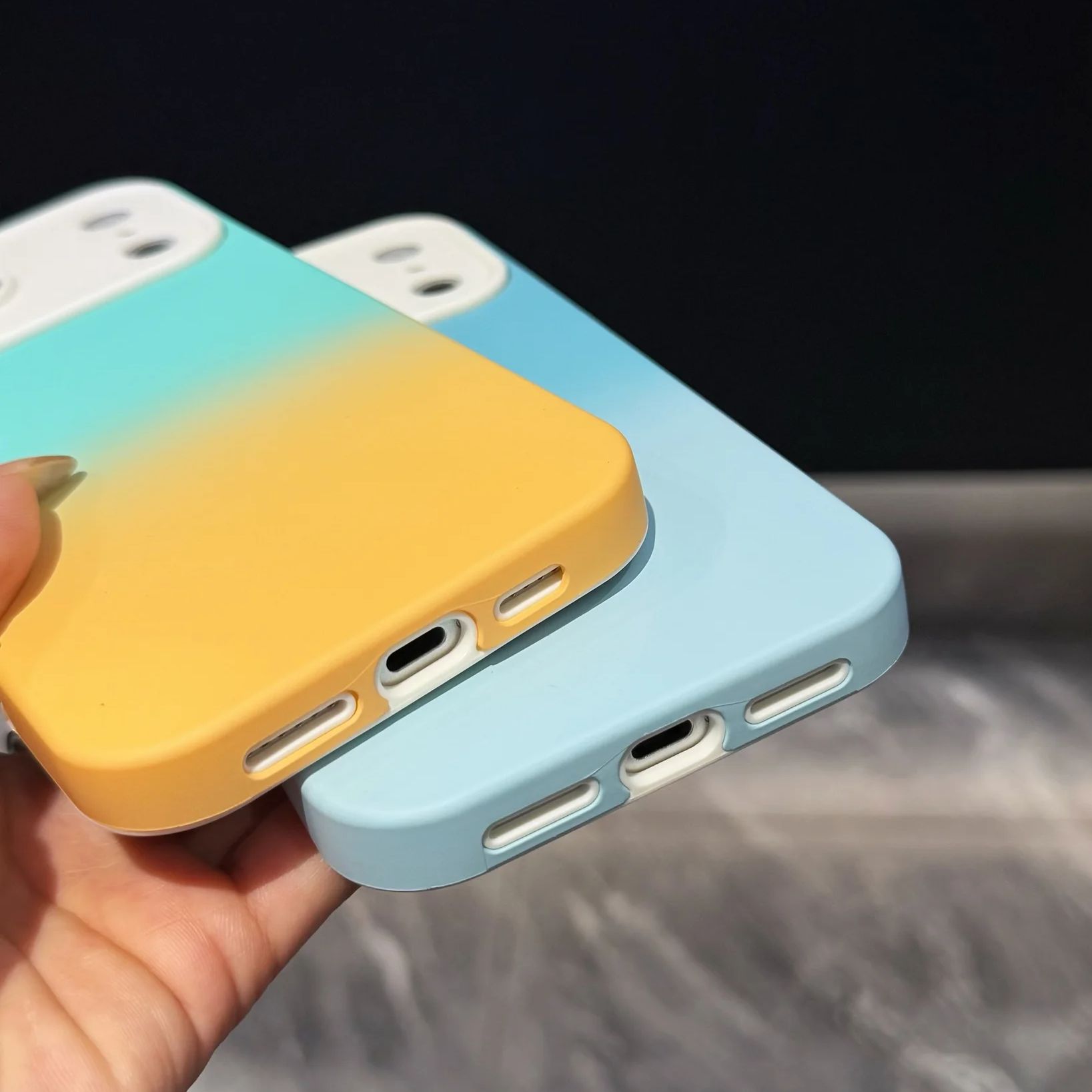 เคสกันกระแทกแบบไล่สีด้าน ป้องก - Gradient Color Case บทวิจารณ์และราคา