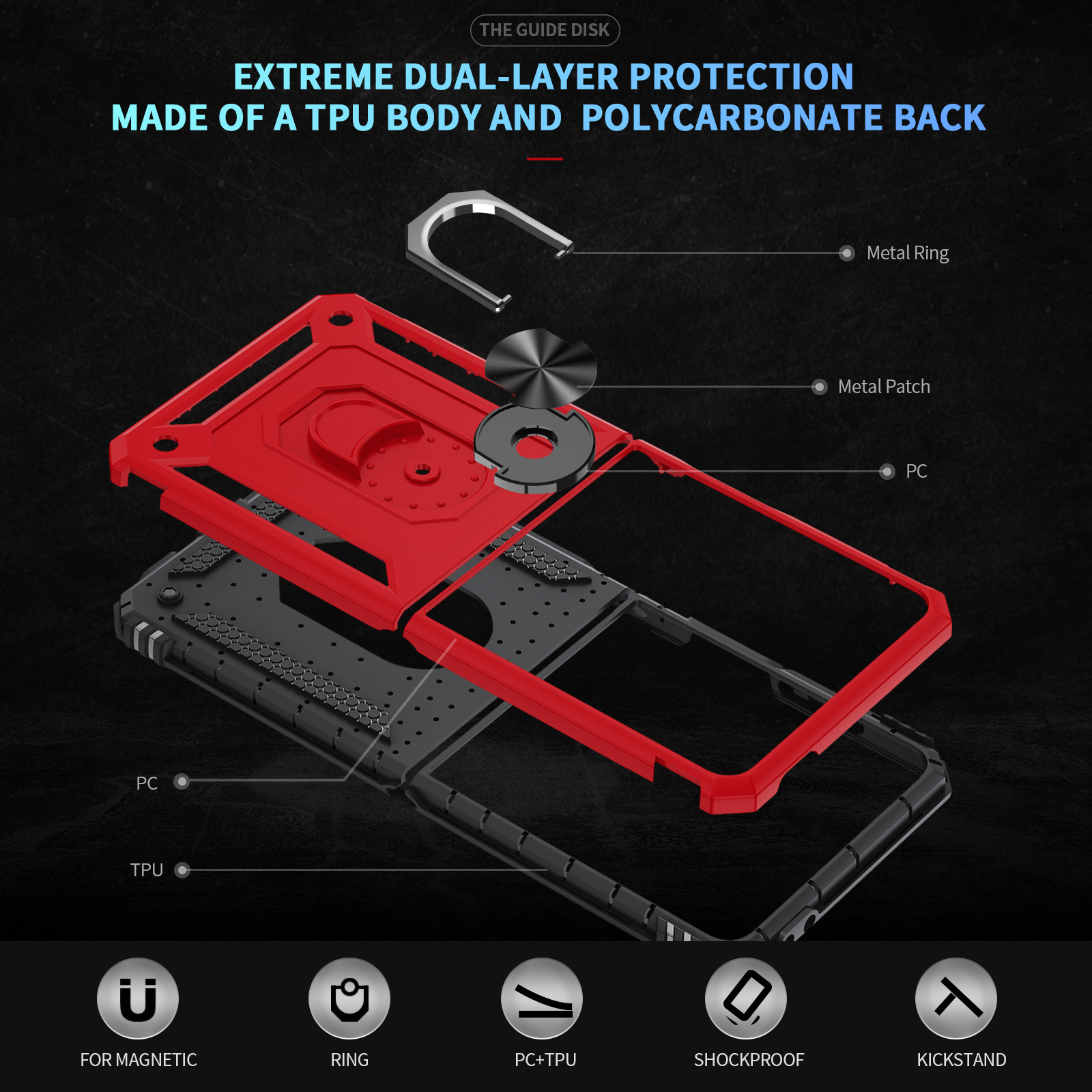 เคสโทรศัพท์กันกระแทกเกรดทหารสำ - Military Grade Case บทวิจารณ์และราคา