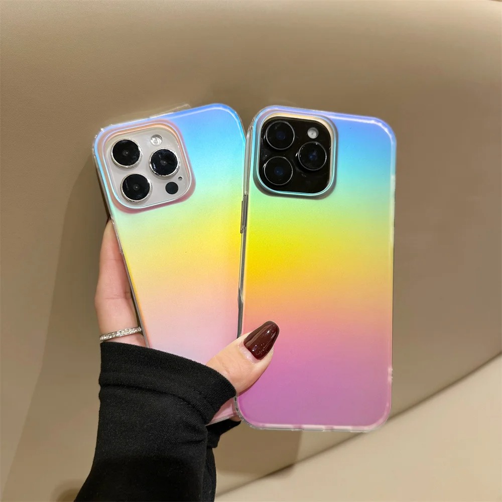 เคสไล่สีรุ้งแบบเลเซอร์ฟรอสต์ ส - Gradient Color Case บทวิจารณ์และราคา